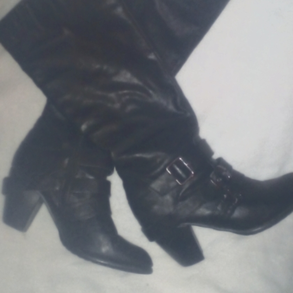 Woman's knee high boots